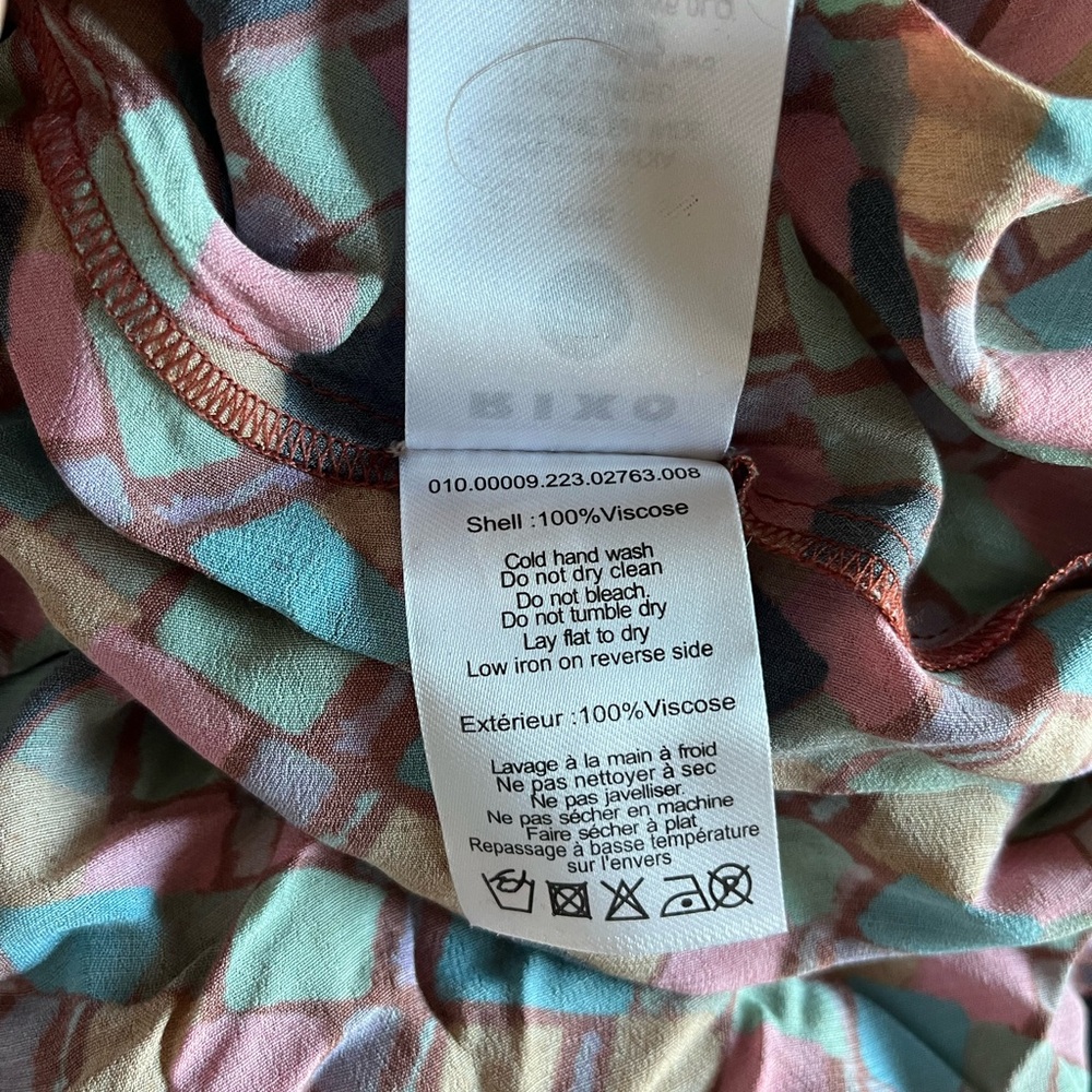 RIXO Evie Dress - Klimt Stamp Foil Dahlia - Picture 6 of 7
